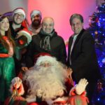 Tutti felici con babbo Natale